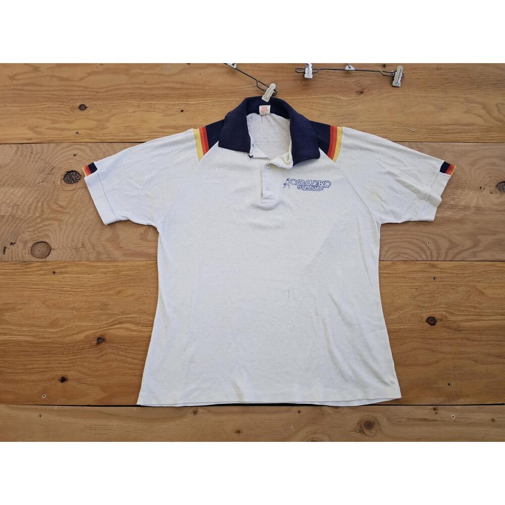 Old Pueblo Courthouse Collegiate Pacific Shirt Sz L Distressed 1980s